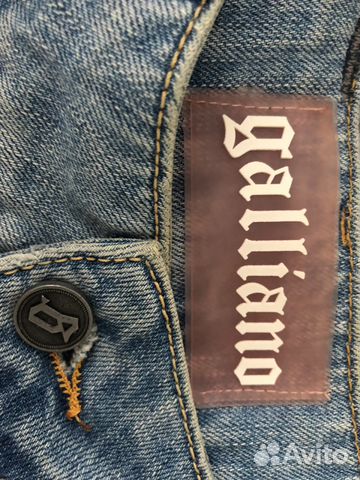 Джинсы boyfriend John Galliano