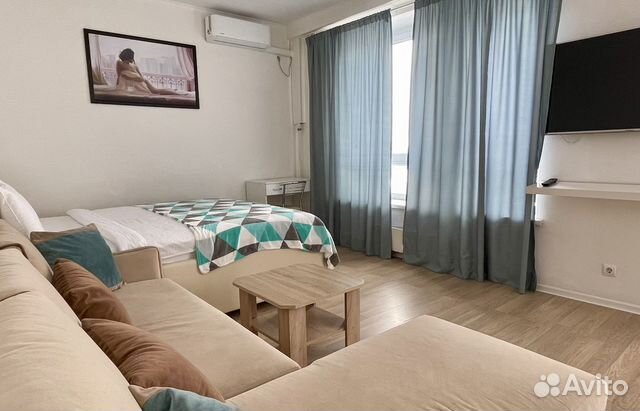 

Квартира-студия, 30 м², 2 кровати