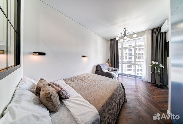

Квартира-студия, 27 м², 2 кровати