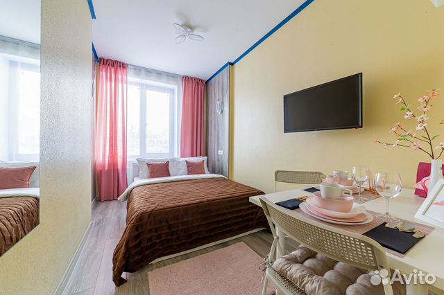 

Квартира-студия, 18 м², 1 кровать