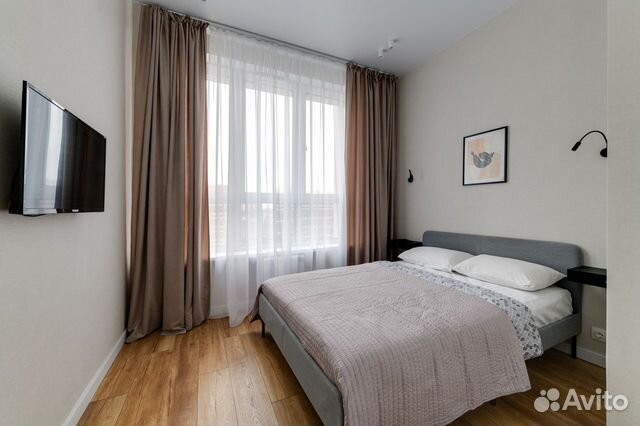 

1-к. квартира, 40 м², 2 кровати