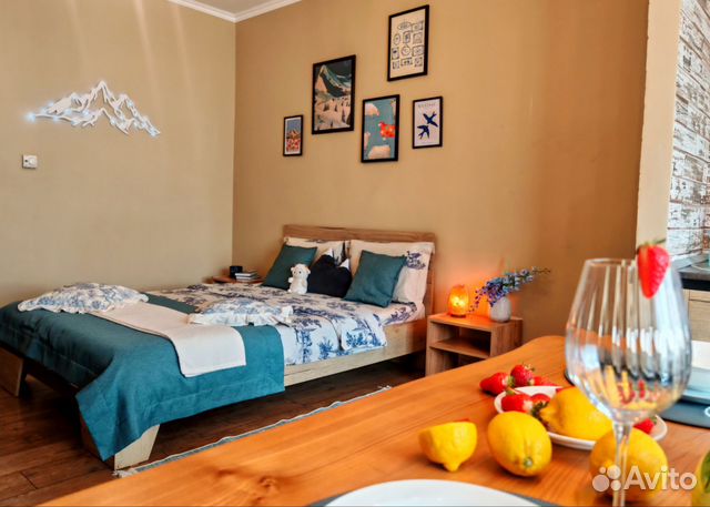 

Квартира-студия, 30 м², 1 кровать