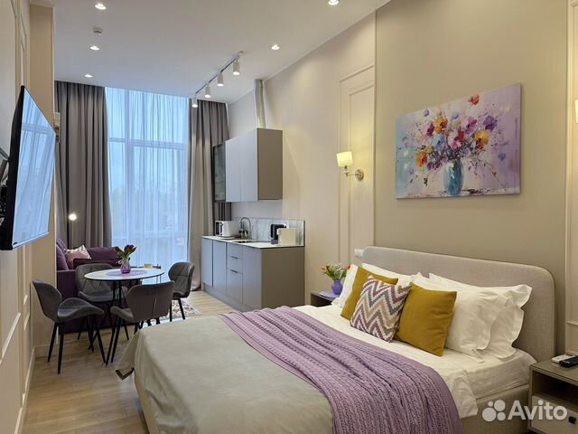 

Квартира-студия, 27 м², 2 кровати