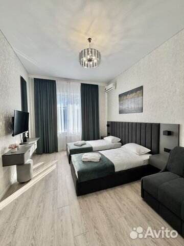 

1-к. квартира, 45 м², 2 кровати