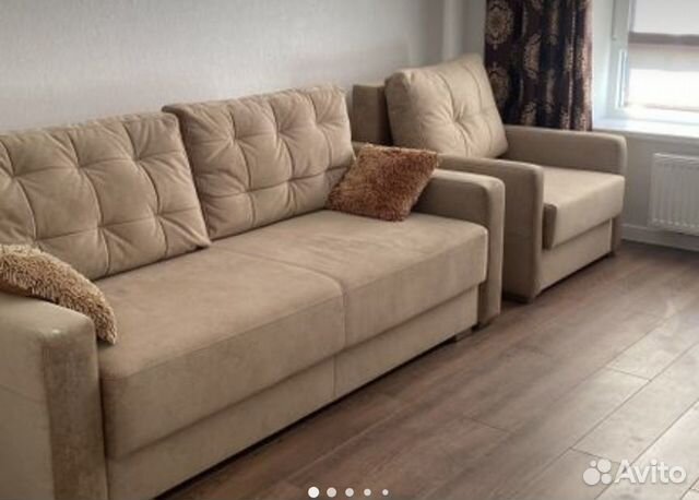 

1-к. квартира, 40 м², 2 кровати