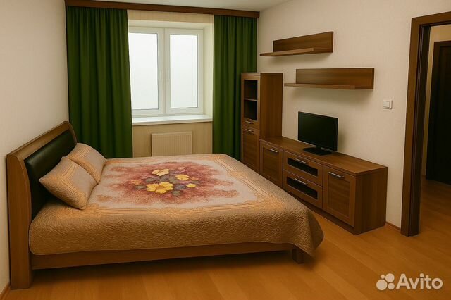 

1-к. квартира, 39 м², 2 кровати