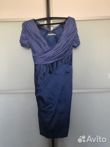 Платье голубое Karen Millen