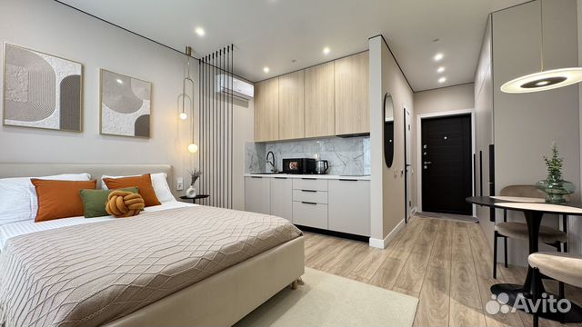 

Квартира-студия, 30 м², 1 кровать