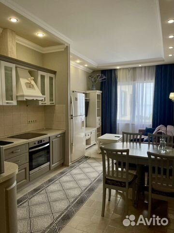 

1-к. квартира, 52 м², 3 кровати