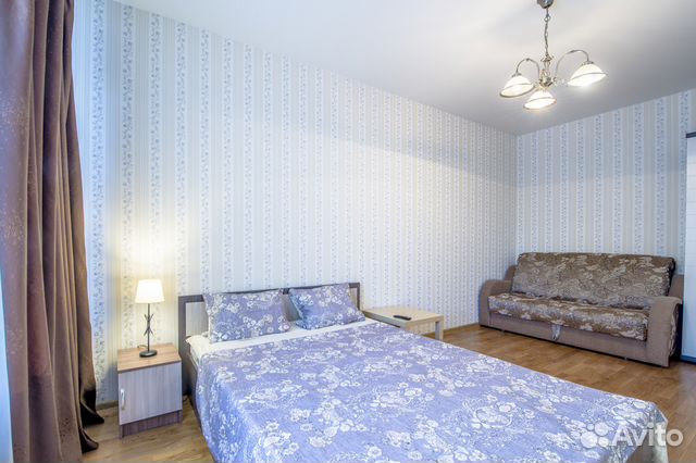 

1-к. квартира, 42 м², 2 кровати