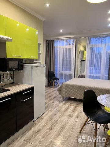 

Квартира-студия, 25 м², 2 кровати