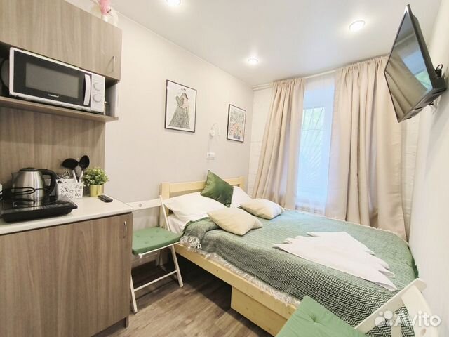 

Квартира-студия, 15 м², 1 кровать