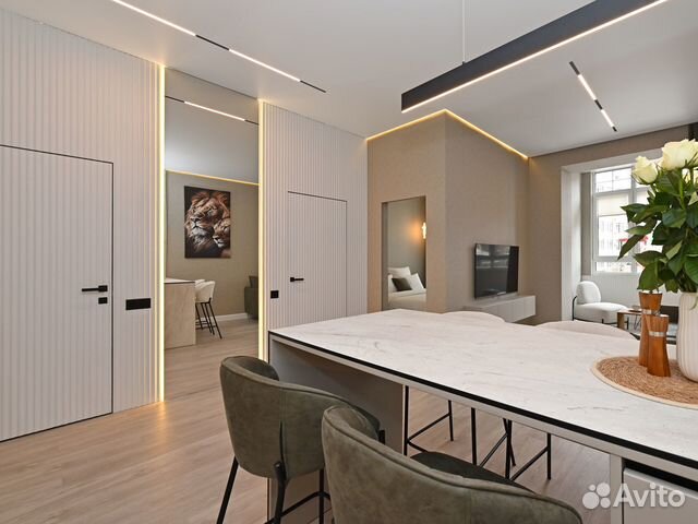 

1-к. квартира, 47 м², 2 кровати