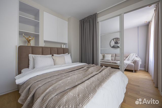 

1-к. квартира, 42 м², 2 кровати