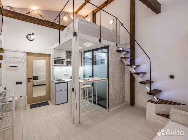 

Квартира-студия, 28 м², 2 кровати