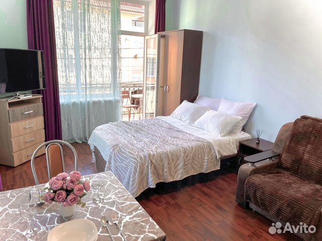 

Квартира-студия, 25 м², 4 кровати