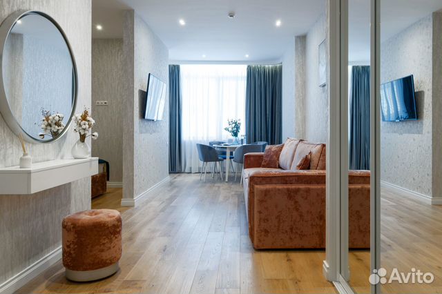 

1-к. квартира, 50 м², 2 кровати