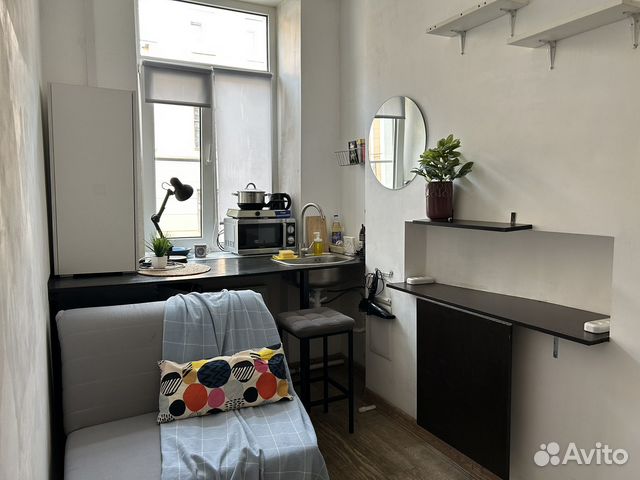 

Квартира-студия, 10 м², 1 кровать