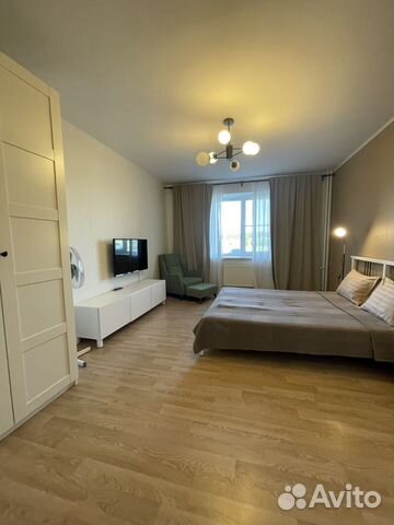 

1-к. квартира, 54 м², 2 кровати