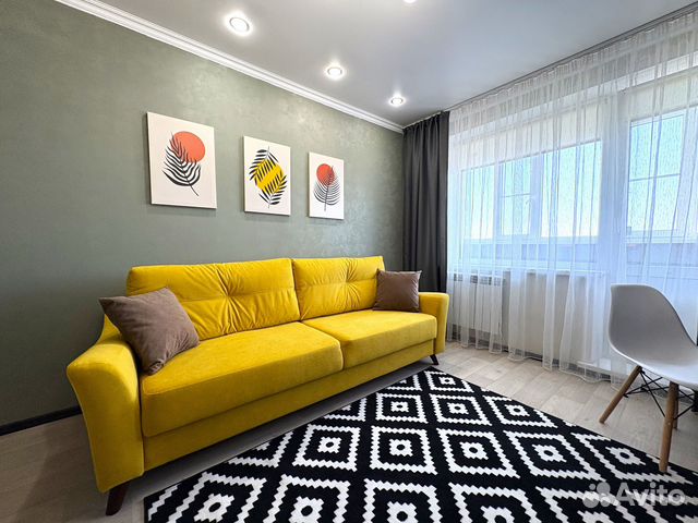 

1-к. квартира, 34 м², 2 кровати