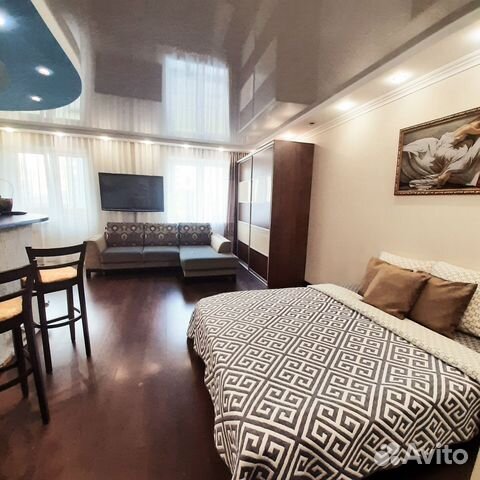 

1-к. квартира, 45 м², 2 кровати