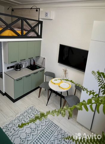 

Квартира-студия, 18 м², 2 кровати