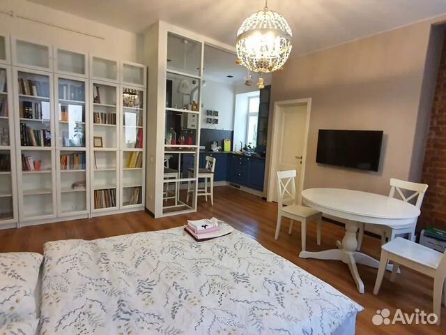 

Квартира-студия, 40 м², 1 кровать