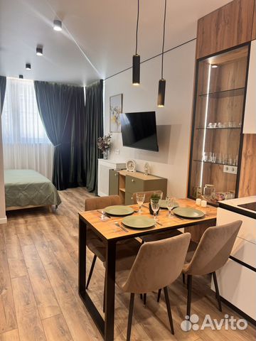 

Квартира-студия, 28 м², 4 кровати