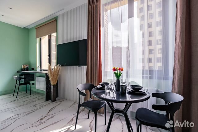 

Квартира-студия, 36 м², 2 кровати