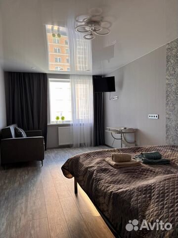

Квартира-студия, 42 м², 2 кровати