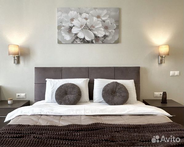 

1-к. квартира, 42 м², 2 кровати