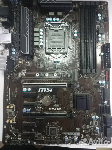 Материнская плата MSI Z270-A PRO LGA 1151