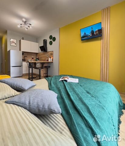 

Квартира-студия, 23 м², 2 кровати