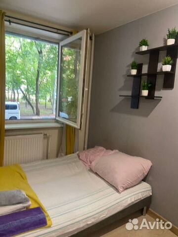 

Квартира-студия, 29 м², 2 кровати