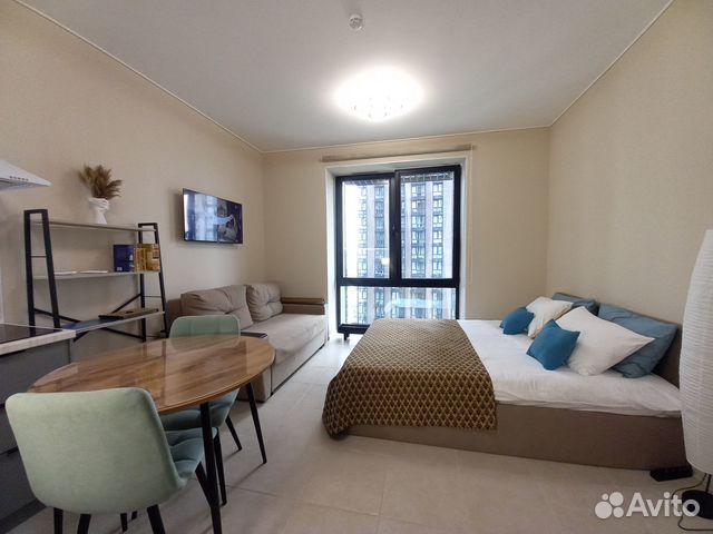 

Квартира-студия, 27 м², 2 кровати
