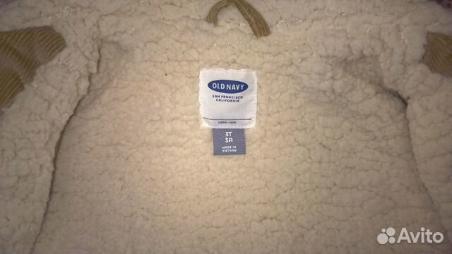 Новая вельветовая куртка Old navy на мальчика 3лет