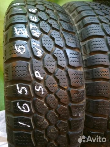 165 65 14 2шт б/у Dunlop SP Winter