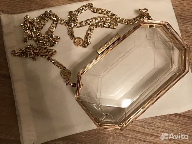 Сумка клатч Juisy Couture прозрачная