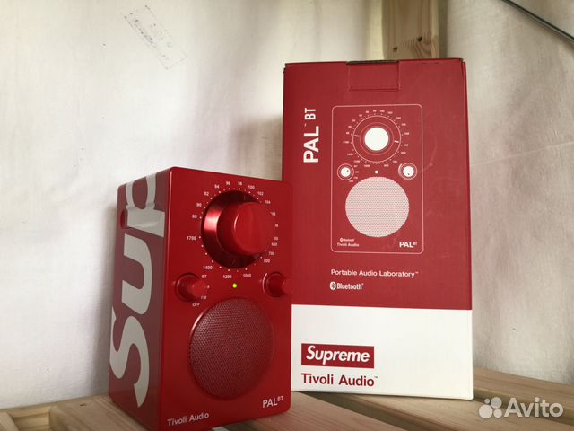 supreme tivoli pal bt speaker red