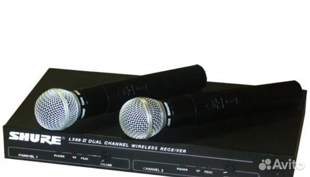 Комплект Радиомикрофонов shure LX88 II