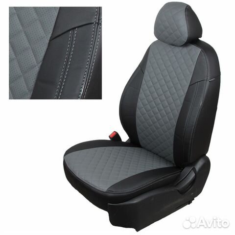 Настоящие чехлы Автопилот ромб для Crafter 3 мест Настоящие чехлы Автопилот ромб для Crafter 3 мест