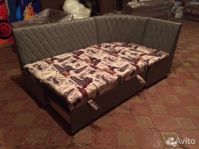 Кухонный угловой диван, со спальным местом