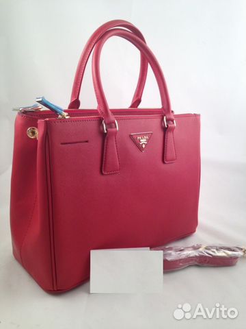 Женская кожаная сумка Prada арт.011-2