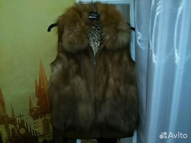 Меховая безрукавка
