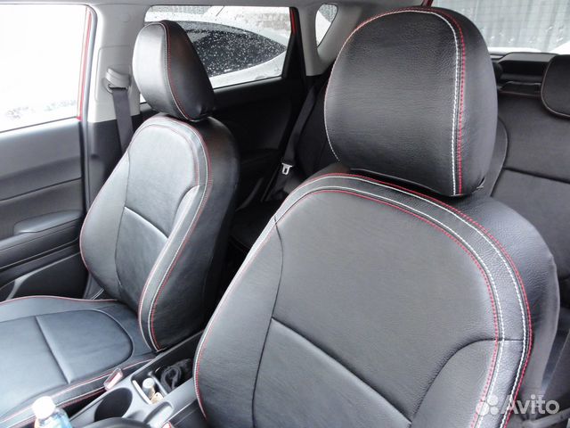 Авточехлы из экокожи для KIA soul 2018