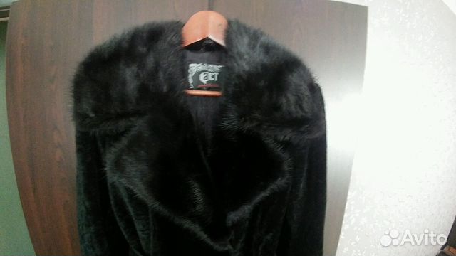 Шуба из стриженного теленка, воротник норка Шуба из стриженного теленка, воротник норка