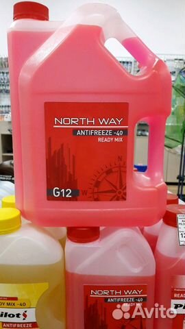 Антифриз красный North Way G12 -40 5кг