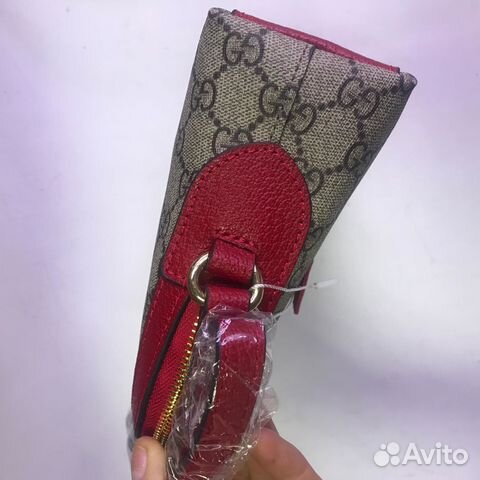 Красная Сумка Gucci Ophidia Клатч Гуччи C лентой Красная Сумка Gucci Ophidia Клатч Гуччи C лентой