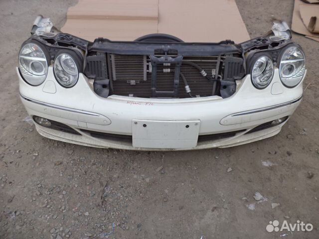Mercedes Benz W215 морда передний срез бампер фара