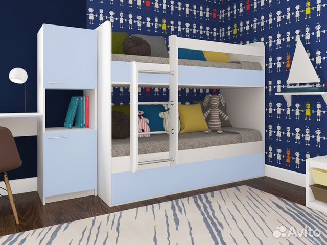 Кровать двухъярусная 